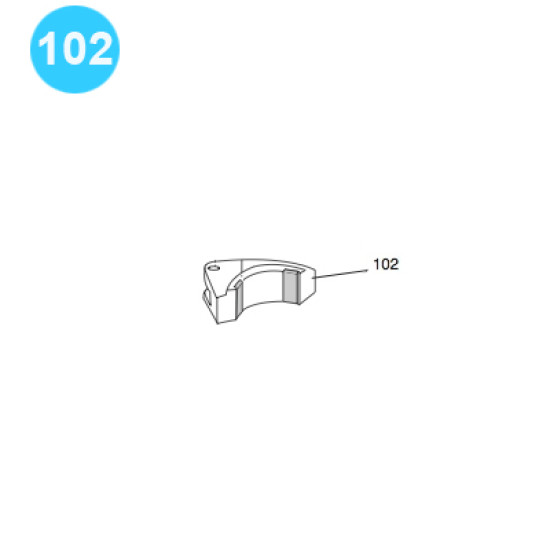 item#102 Eckel Style 7-5/8