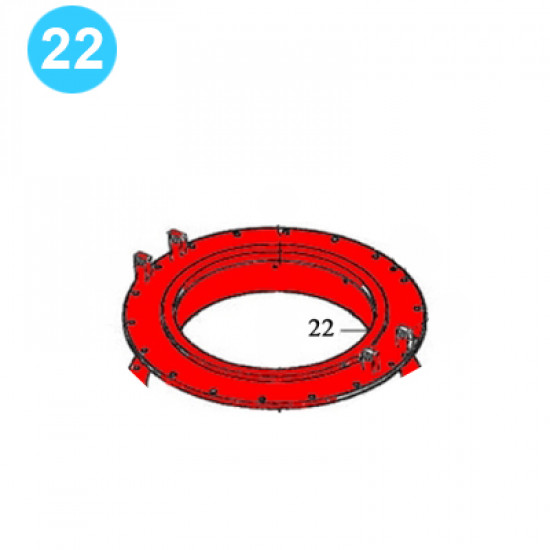 item#22 Foster Style Tubing Tong 5893R Top Bearing Foster Style Tubing Tong 5893R image