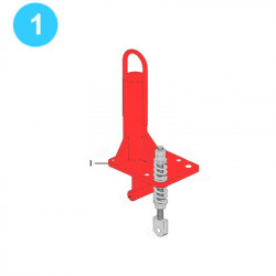 item#1 Foster Style Hanger Extension Assembly 5893R Hanger Extension item#1 Foster Style Hanger Extension Assembly 5893R Hanger Extension
