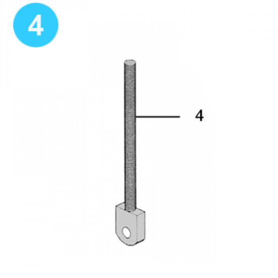 item#4 Foster Style Hanger Extension Assembly 5893R Compression Spring image
