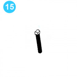 item#15 BJ Style Type HT-65 Manual Tong Hanger Adjustment Screw item#15 BJ Style Type HT-65 Manual Tong Hanger Adjustment Screw