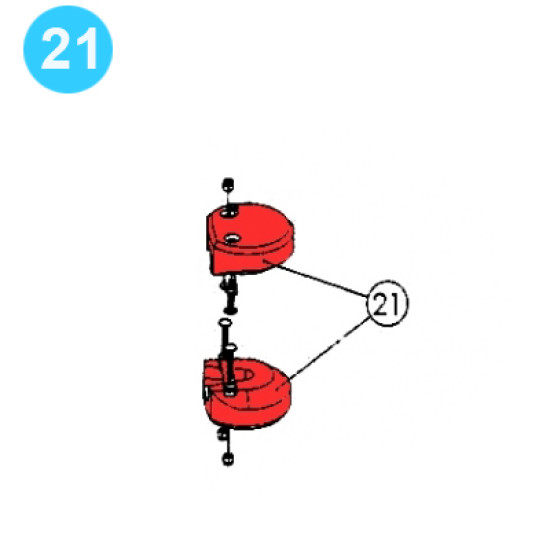 item#21 BJ Style Type HT-65 Manual Tong Safety Handle Kit image