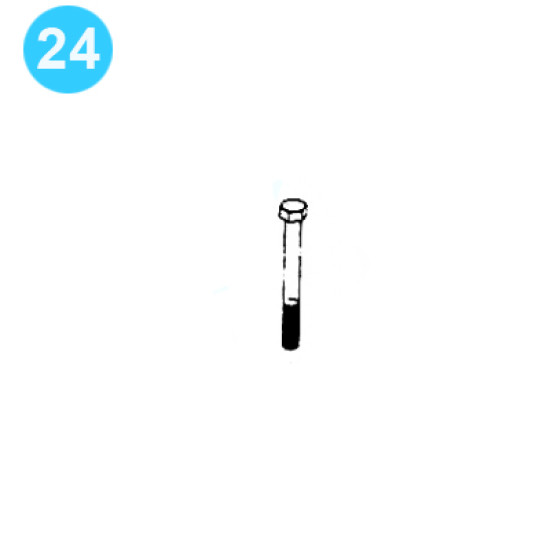 item#24 BJ Style Type HT-65 Manual Tong Bolt image