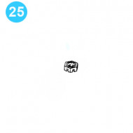 item#25 BJ Style Type HT-65 Manual Tong Hinge Pin Nut