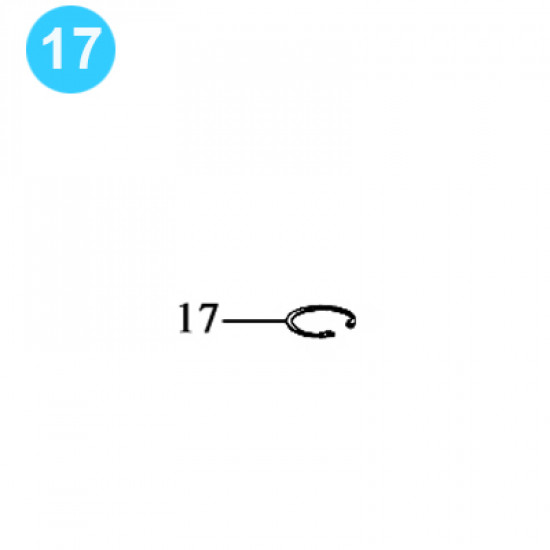 item#17 Foster Style Lift Assembly 5893R Retainer Ring image