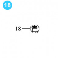 item#18 Foster Style Lift Assembly 5893R Castle Nut