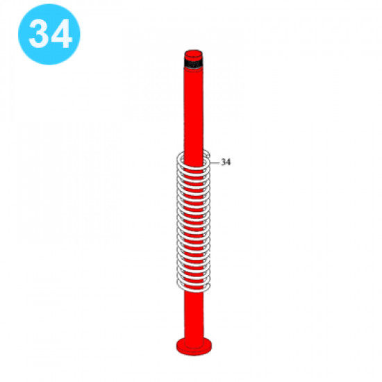 item#34 Foster Style Lift Assembly 5893R Cushion Spring image