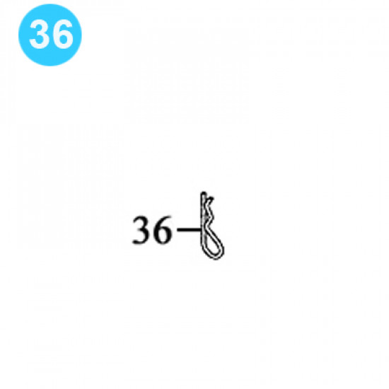 item#36 Foster Style Lift Assembly 5893R Safety Pin Foster Style Lift Assembly image