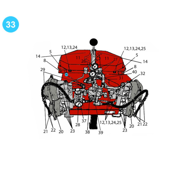 item#33 Rauch Style Pipe Spinner Model 517 5/16
