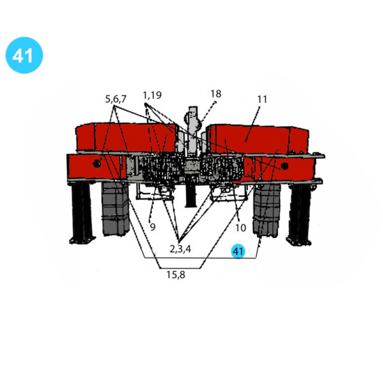 item#41 Rauch Style Pipe Spinner Model 517 Overload Model 517 image