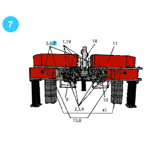 item#7 Rauch Style Pipe Spinner Model 517 Tubing image