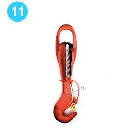 item#11 O'Bannon Style Rod Hook Spring Type Lever item#11 O'Bannon Style Rod Hook Spring Type Lever