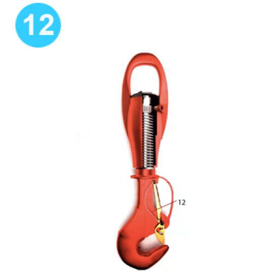 item#12 O'Bannon Style Rod Hook Spring Type Spring, Lever image