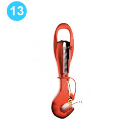item#13 O'Bannon Style Rod Hook Spring Type Latch item#13 O'Bannon Style Rod Hook Spring Type Latch