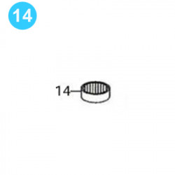 item#14 BJ Style Rod Tong Mark IV 2nd Reduction Lower Needle Bearing item#14 BJ Style Rod Tong Mark IV 2nd Reduction Lower Needle Bearing