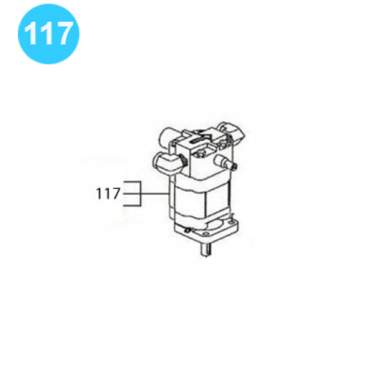item#117 BJ Style Rod Tong Mark IV Motor and Valve Assembly BJ Style Rod Tong Mark IV image