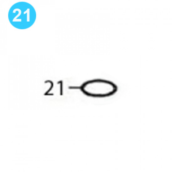 item#21 BJ Style Rod Tong Mark IV Motor Pinion Lower Retaining Ring BJ Style Rod Tong Mark IV image