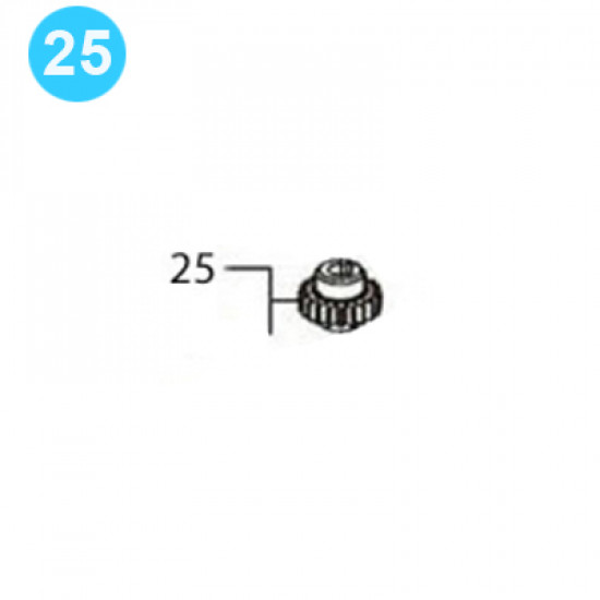 item#25 BJ Style Rod Tong Mark IV Motor Pinion Gear BJ Style Rod Tong Mark IV image