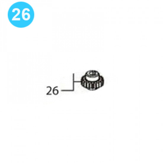 item#26 BJ Style Rod Tong Mark IV Motor Pinion Gear image
