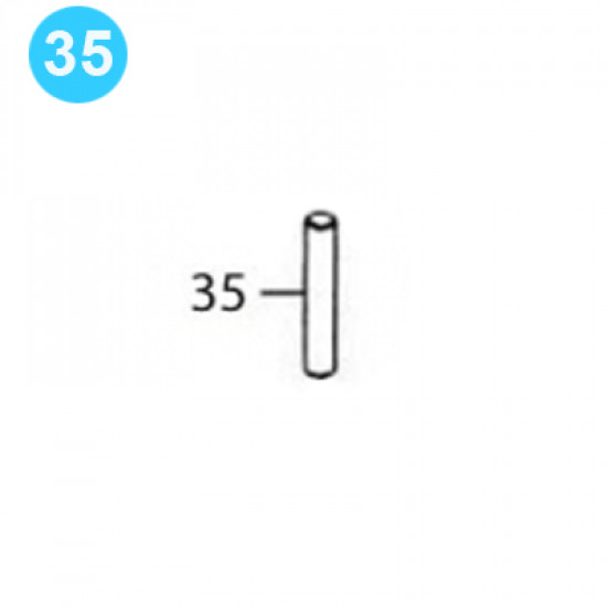 item#35 BJ Style Rod Tong Mark IV Idler Gear Shaft image