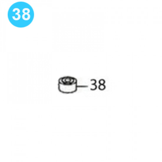 item#38 BJ Style Rod Tong Mark IV Outer Ring Roller Assembly BJ Style Rod Tong Mark IV image