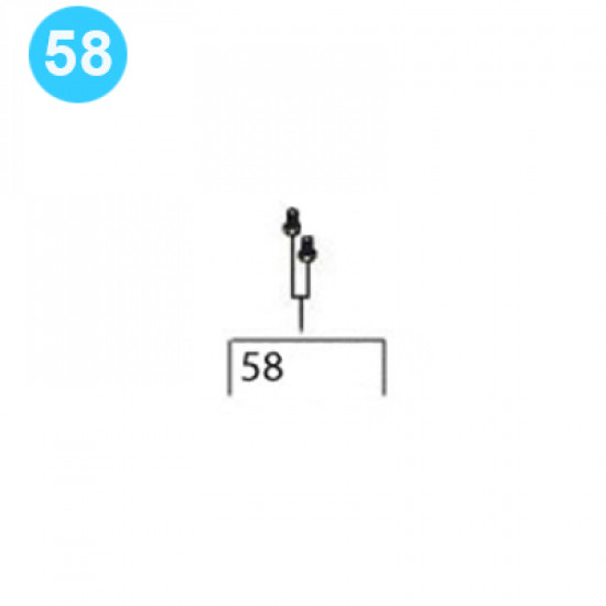item#58 BJ Style Rod Tong Mark IV Support Spring Hex Head Capscrew BJ Style Rod Tong Mark IV image