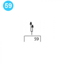 item#59 BJ Style Rod Tong Mark IV Support Spring Stover Nut item#59 BJ Style Rod Tong Mark IV Support Spring Stover Nut