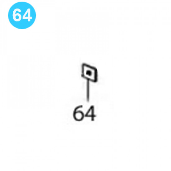 item#64 BJ Style Rod Tong Mark IV Pivot Spring Retainer Plate image