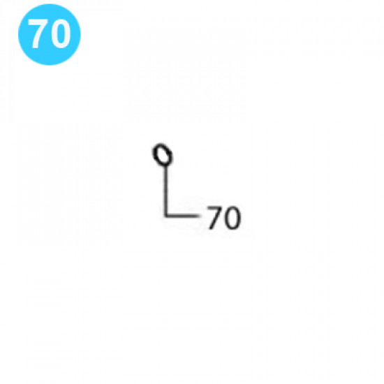 item#70 BJ Style Rod Tong Mark IV Load Cell Piston O-Ring Backup BJ Style Rod Tong Mark IV image
