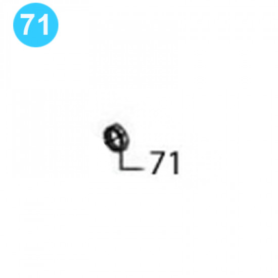 item#71 BJ Style Rod Tong Mark IV Load Cell Piston Seal image