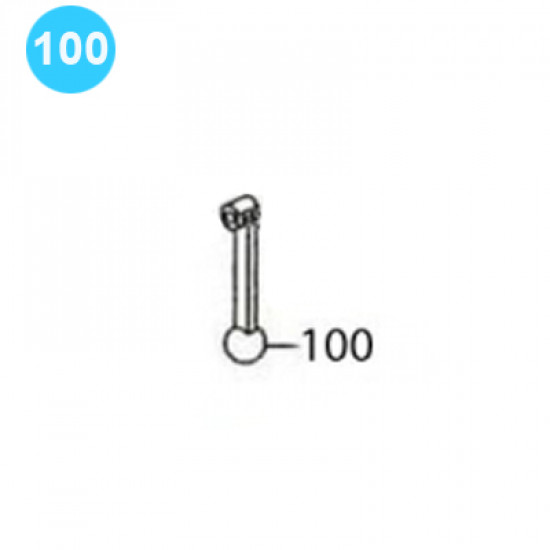 item#100 BJ Style Rod Tong Mark IV Front End Control Valve Lever - Left image