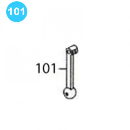 item#101 BJ Style Rod Tong Mark IV Front End Control Valve Lever - Right (2-1/2