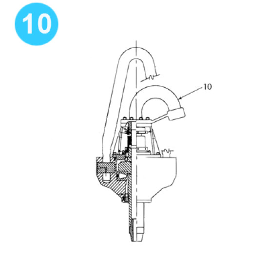 item#10 Swivel Parts Gooseneck Swivels image