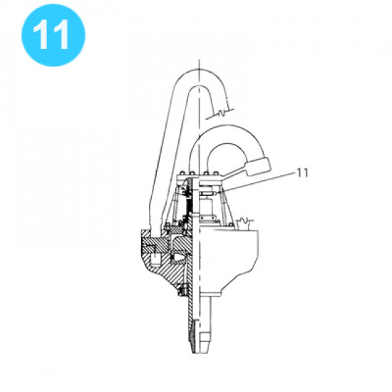 item#11 Swivel Parts Housing, Seal Swivels image