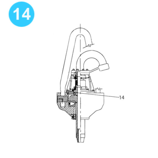 item#14 Swivel Parts Seal, Oil image