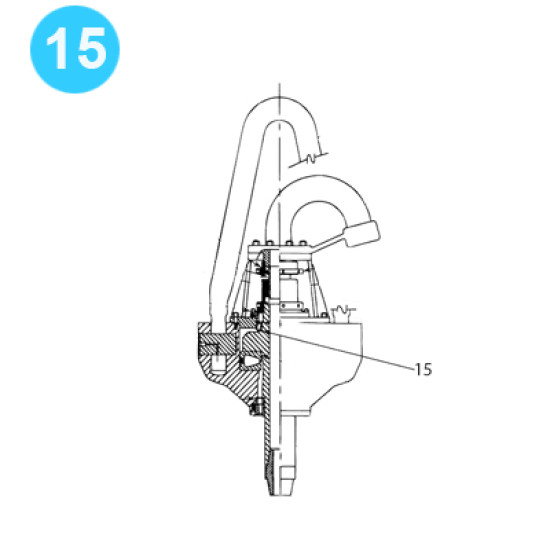 item#15 Swivel Parts Bearing, Align image