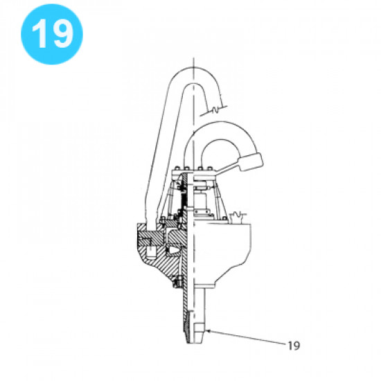 item#19 Swivel Parts Sub, Adapter image