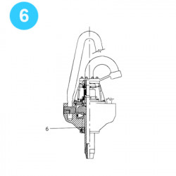item#6 Swivel Parts Bearing, Lower item#6 Swivel Parts Bearing, Lower