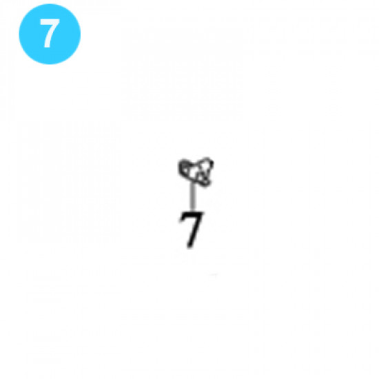 item#7 Foster Style Transmission Assembly 5893R Drain Petcock Foster Style Transmission Assembly 5893R image