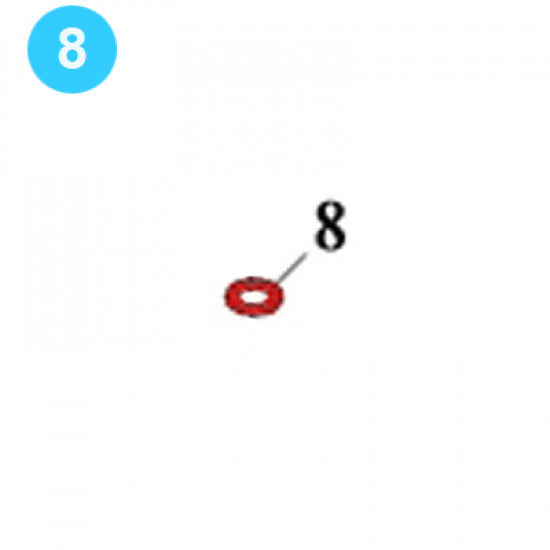 item#8 Foster Style Transmission Assembly 5893R O-ring Foster Style Transmission Assembly 5893R image