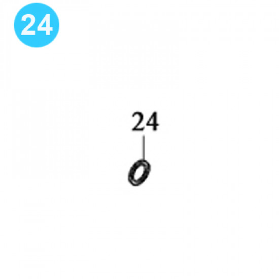 item#24 Foster Style Transmission Assembly 5893R Bearing Spacer image