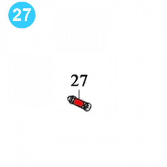 item#27 Foster Style Transmission Assembly 5893R Oil Sight Gauge image