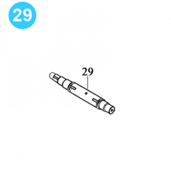 item#29 Foster Style Transmission Assembly 5893R Clutch Shaft image