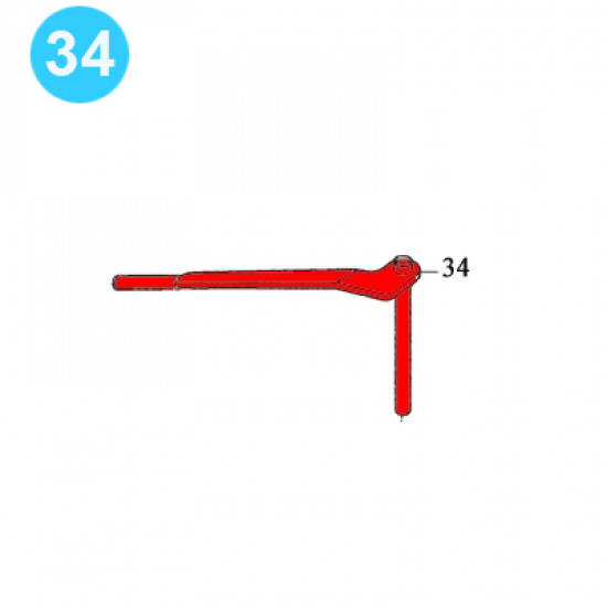 Showing image for item#34 Foster Style Transmission Assembly 5893R Clutch Lever item#34 Foster Style Transmission Assembly 5893R Clutch Lever Foster Style Transmission Assembly 5893R image