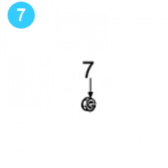 item#7 Spinning Pipe Wrench Varco Style SSW 30 Hex nut image