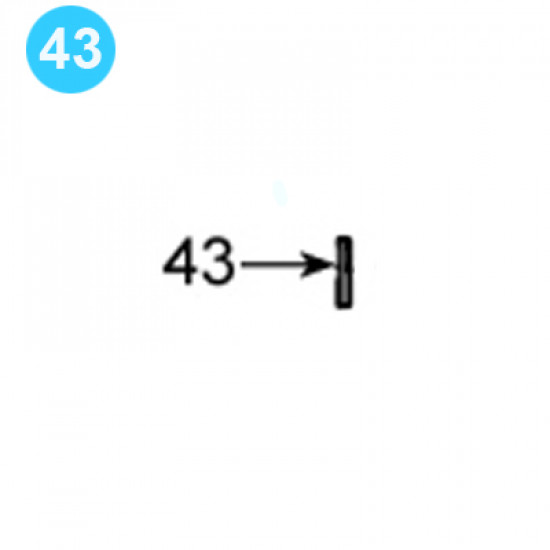 item#43 Spinning Pipe Wrench Varco Style SSW 30 Driven Gear Key image