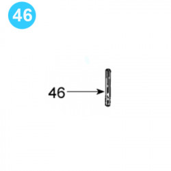 item#46 Spinning Pipe Wrench Varco Style SSW 30 Drive Roller Key item#46 Spinning Pipe Wrench Varco Style SSW 30 Drive Roller Key