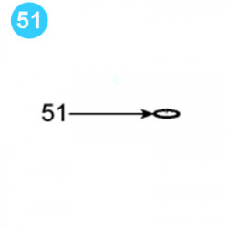 item#51 Spinning Pipe Wrench Varco Style SSW 30 O-Ring item#51 Spinning Pipe Wrench Varco Style SSW 30 O-Ring