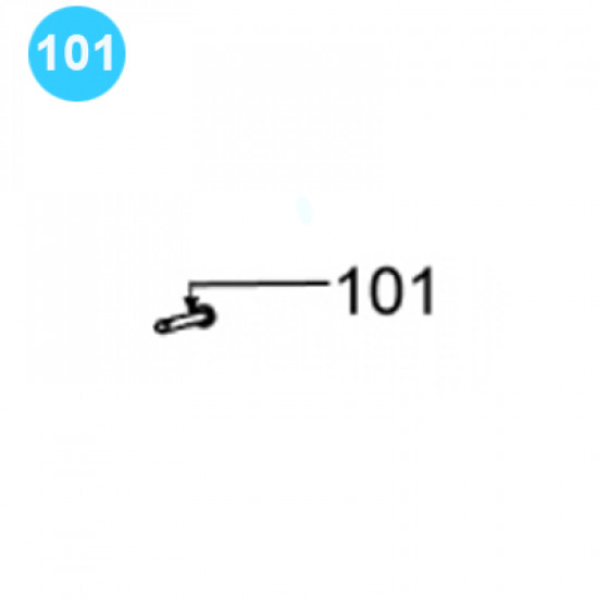item#101 Spinning Pipe Wrench Varco Style SSW 30 Clevis Pin image