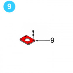 item#9 Spinning Pipe Wrench Varco Style SSW 40 Pivot Block  item#9 Spinning Pipe Wrench Varco Style SSW 40 Pivot Block
